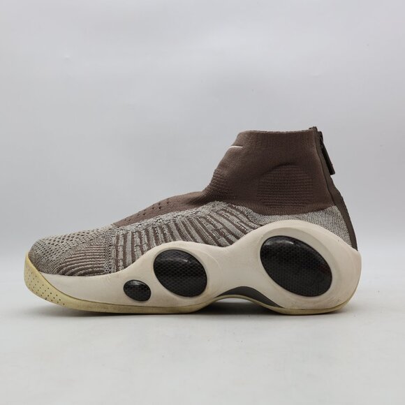 Nike Flight Bonafide Dark Mushroom Men's Size 10.5 Zoom High Top 917742-201 - Picture 4 of 9
